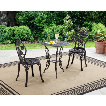 Better Homes and Gardens Rose 3-Piece Outdoor Bistro Set