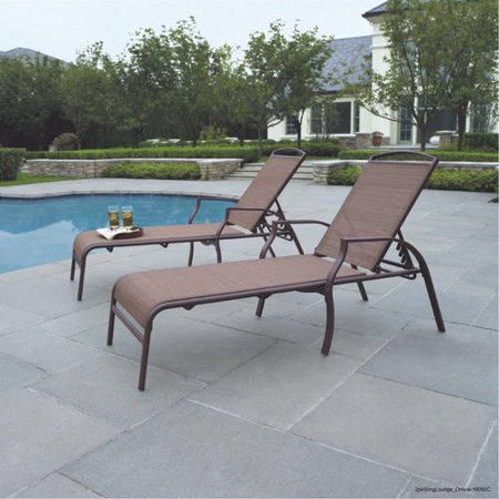 Mainstays Sand Dune Outdoor Chaise Lounges, Set of (Best Rated Outdoor Lounge Chairs)