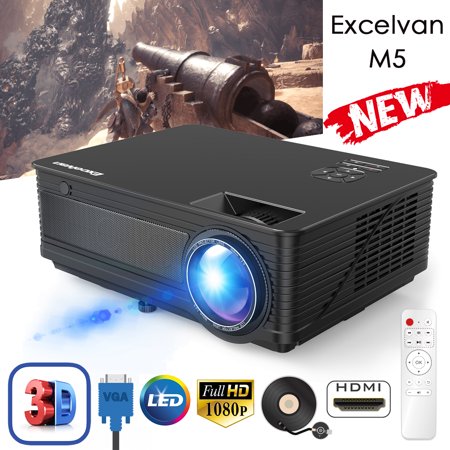 Mobile Home Theater Video (Excelvan M5 LED Projector 120