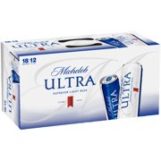 Michelob Ultra Superior Light Beer, 18 pack, 12 fl oz