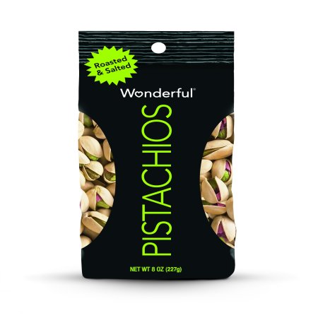 Wonderful Roasted & Salted Pistachios 8 oz. Bag - Walmart.com