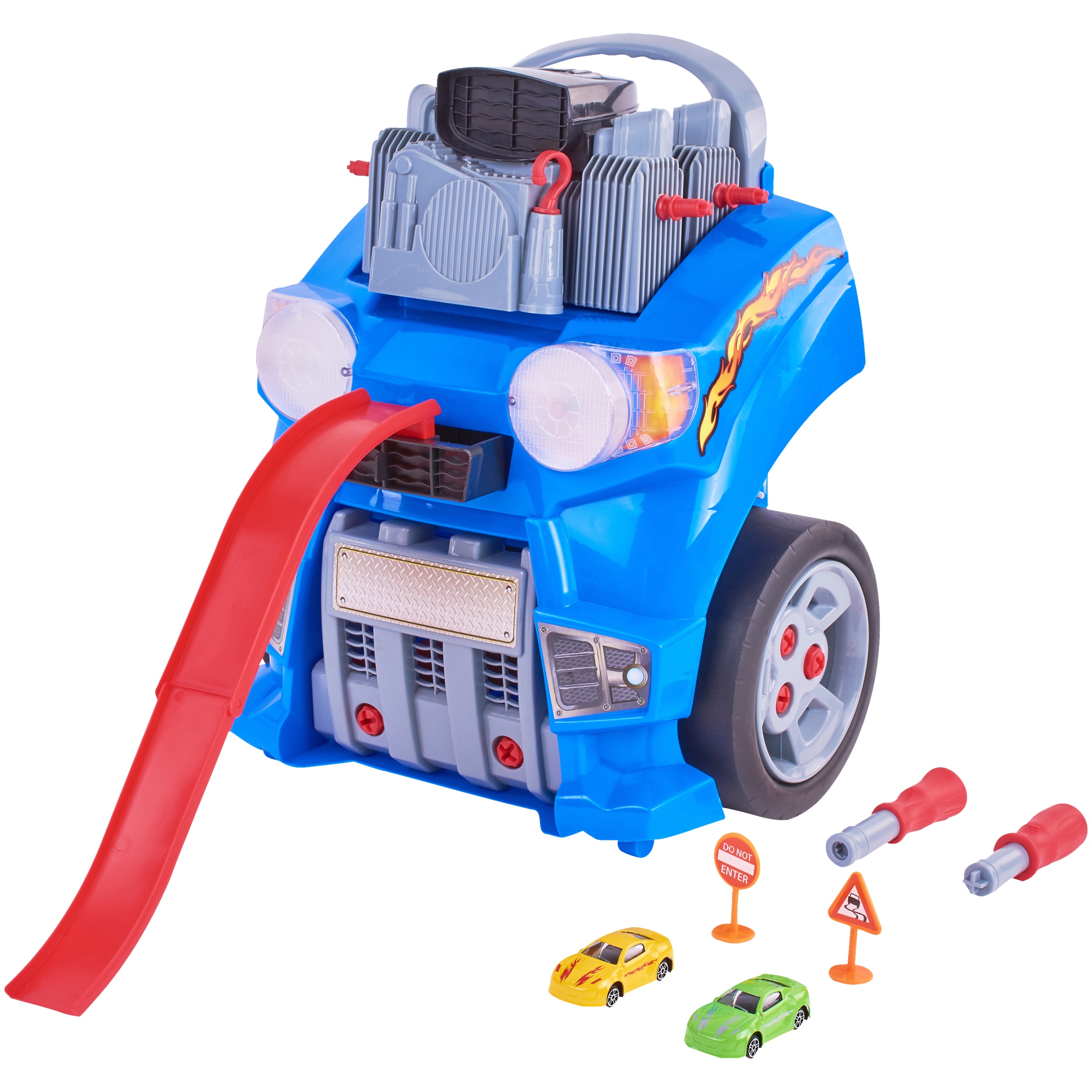 kid connection car engine and race track set