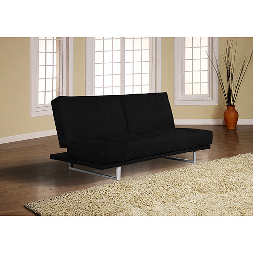 Atherton Home Broadway Convertible Lounger, Black