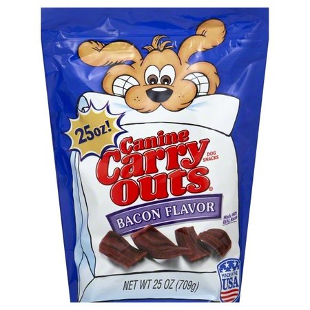 Canine Carry Outs Bacon Flavor Dog Snacks, 25-Ounce (Best Canadian Bacon Brands)