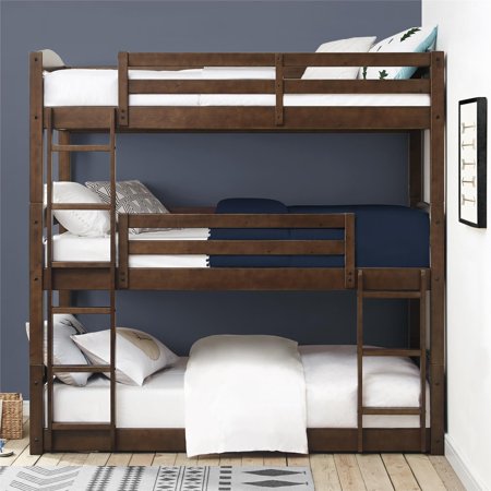 Better Homes & Gardens Tristan Triple Bunk Bed, (Best Bunk Bed Plans)