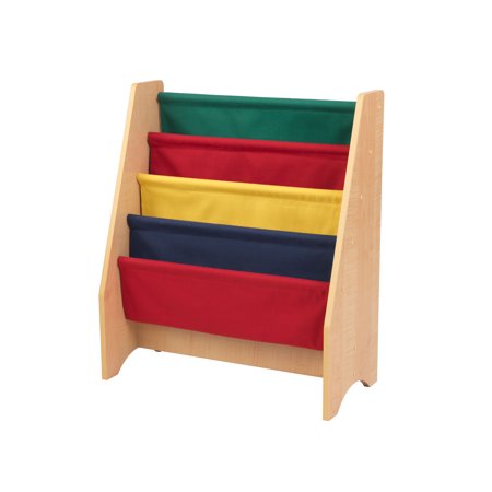 - KidKraft Sling bookshelf - Primary & Natural