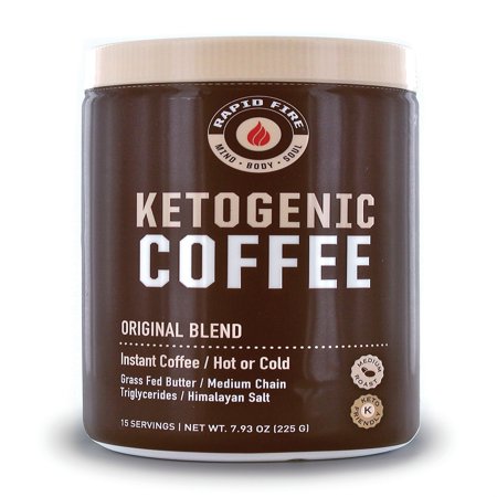 Rapid Fire Ketogenic Coffee Instant Coffee Mix, Keto Diet