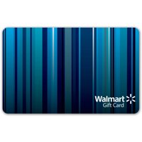 Blue Stripes Walmart Gift Card