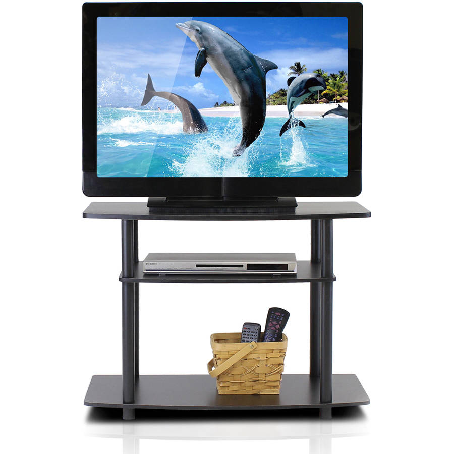 Furinno Turn-N-Tube No-Tools 3-Tier TV Stand for for TVs up to 32'', Multiple Colors