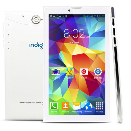 Indigi® 3G Unlocked Android 4.4 Smartphone + TabletPC w/ WiFi + Bluetooth Sync + Dual SIM