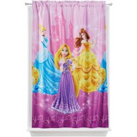 Disney Princess "Grand Beauties" Room Darkening Girls Bedroom Curtain Panel