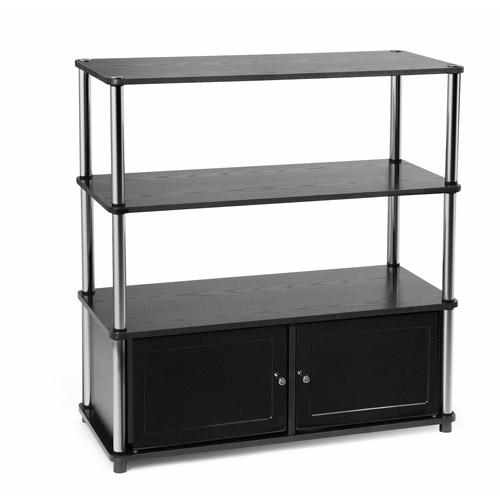 Designs 2 Go High Boy TV Stand in Black, for TVs up to 37'' by Convenience Concepts