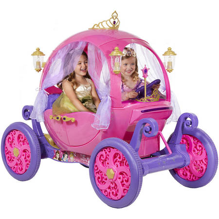 24V Disney Princess Carriage Ride-On for Girls by
