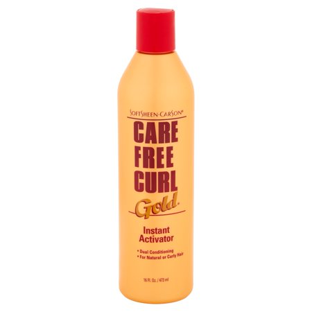 SoftSheen-Carson Care Free Curl Gold Instant Activator, for Natural and Curly Hair, 16 fl (Best Curl Activator For African American Hair)