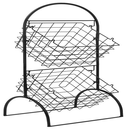 Baskets For Bathroom Storage Sorbus 3-Tier Wire Market Basket Storage Stand for Fruit, Vegetables, Toiletries, Household Items, Stylish Tiered Serving Stand Baskets for Kitchen, Bathroom Organization (3 Tier Basket - Black) ()