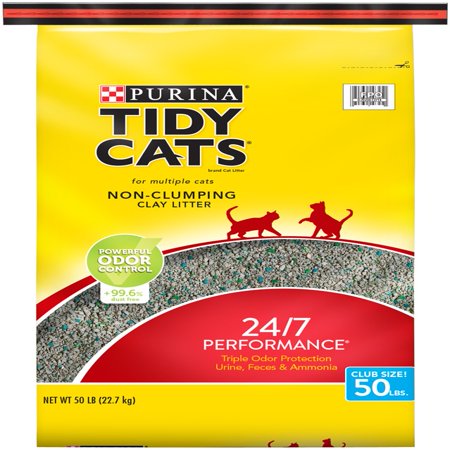 Purina Tidy Cats Non-Clumping Cat Litter 24/7 Performance For Multiple ...