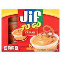 (3 Pack) Jif To Go Creamy Peanut Butter, 12-Ounce