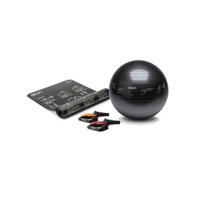 SKLZ Self-Guided Exercise Fitness Kit with Stability Ball, Resistance Bands, and Exercise Mat