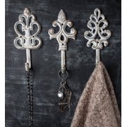 Antique Chic Cast Iron Decorative Wall Hooks Rustic Shabby French Country Charm Large Antique Chic Cast Iron Decorative Wall Hooks Rustic Shabby French Country Charm Large