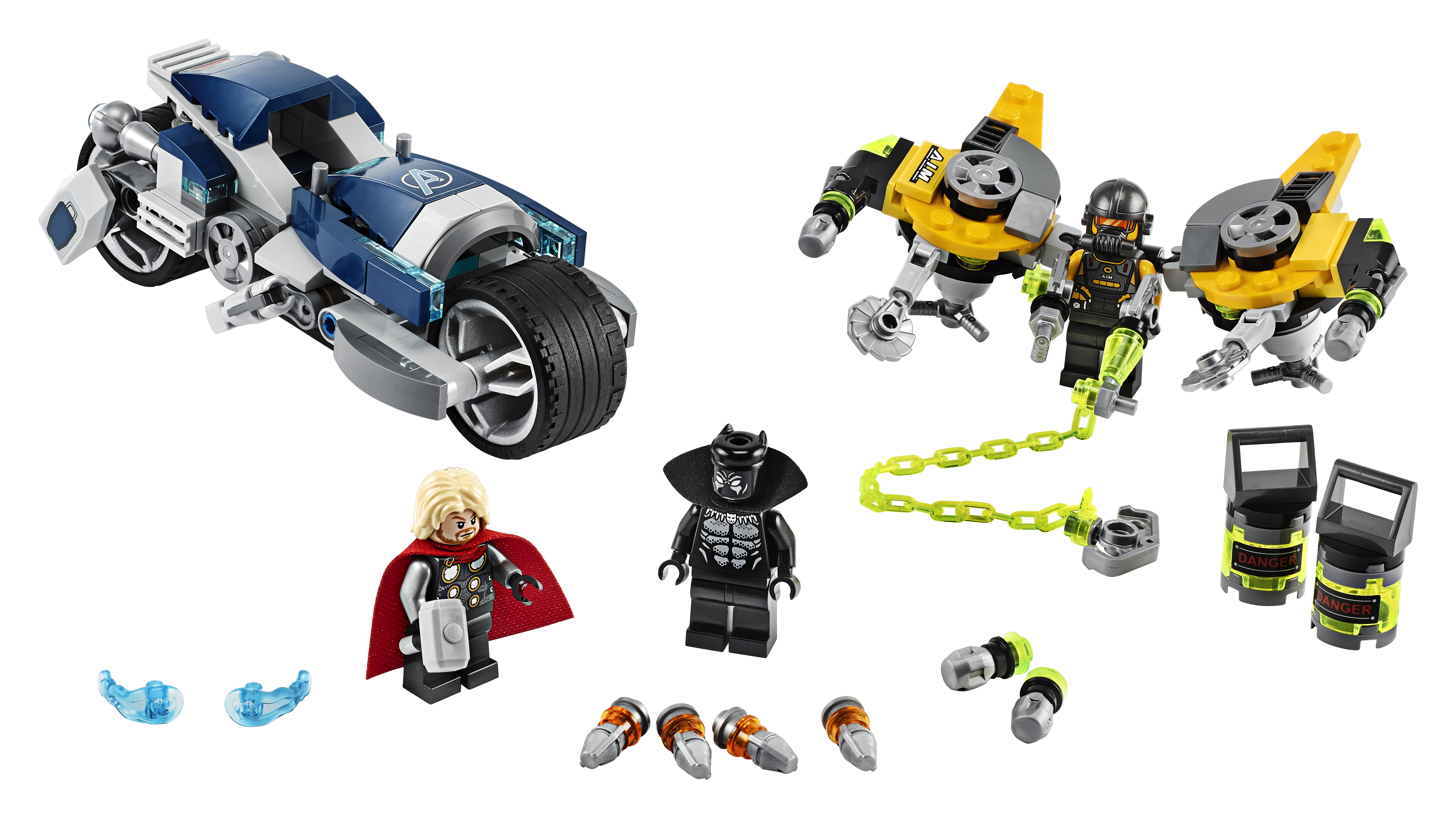 lego avengers weapons