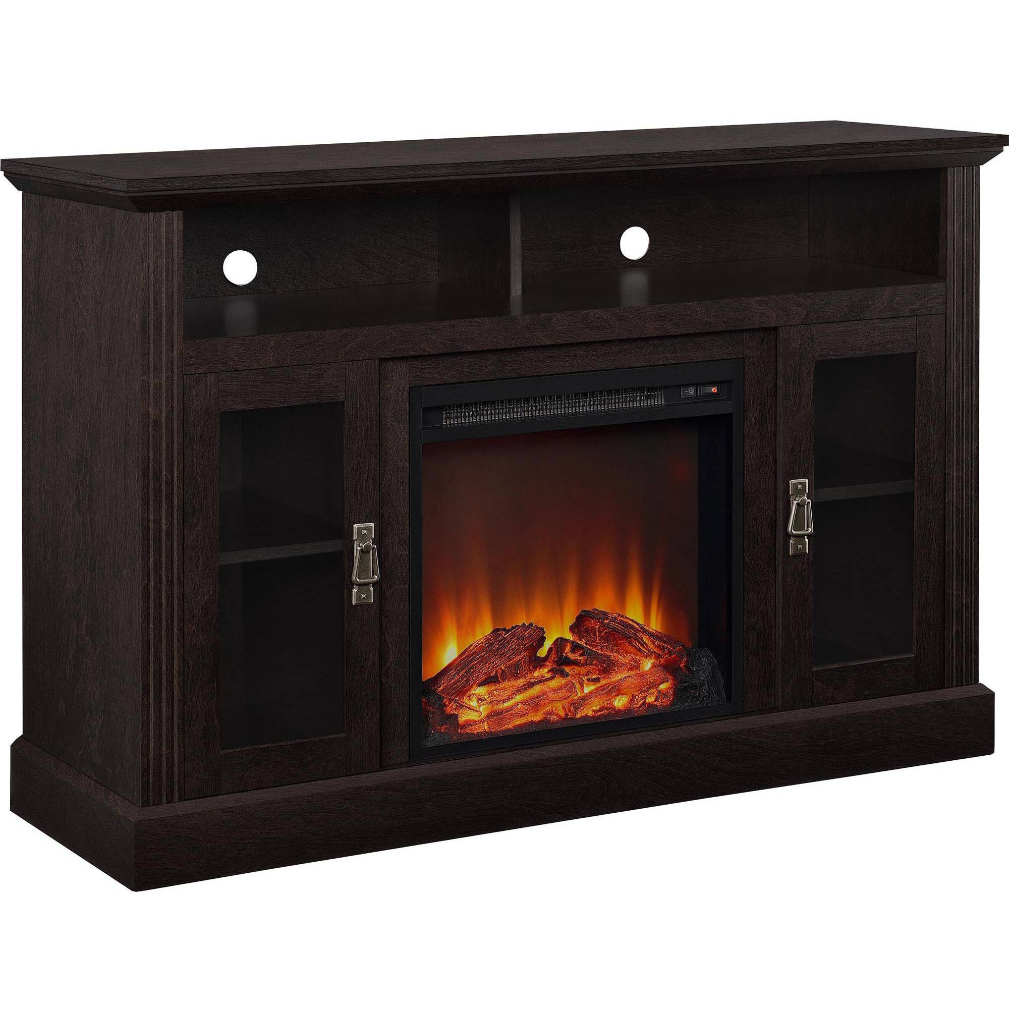 Altra Chicago Fireplace Espresso TV Console for TVs up to 50''