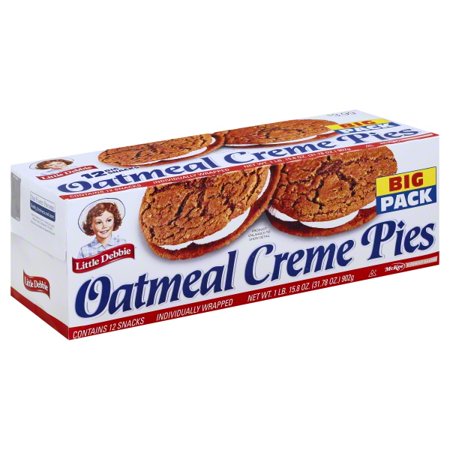 Little Debbie Big Pack Oatmeal Creme Pies, 31.78 oz - Walmart.com
