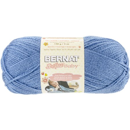 Bernat Denim Yarn - Bernat Softee Baby Yarn - Solids-Blue Jeans