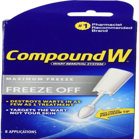 Compound W-Freeze Off Wart Removal System Maximum Freeze - 8 CT ...