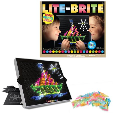 - Lite Brite Ultimate Classic – With 6 Templates and 200 Colored Pegs