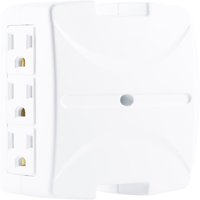 Philips 6-Outlet Wall Adapter, Side-Access Outlets, SPS1060T/17