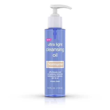 Neutrogena Ultra Light Face Cleansing Oil & Makeup Remover, 4 fl. (Best Korean Cleansing Oil Review)