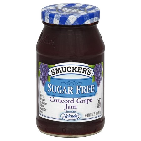 Smucker's Sugar Free Grape Jam Sweetened With Splenda, 12.75-Ounce Jar