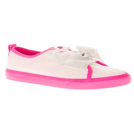 - Jojo Siwa Girls' Reverse Sequin Low Top Casual Sneaker