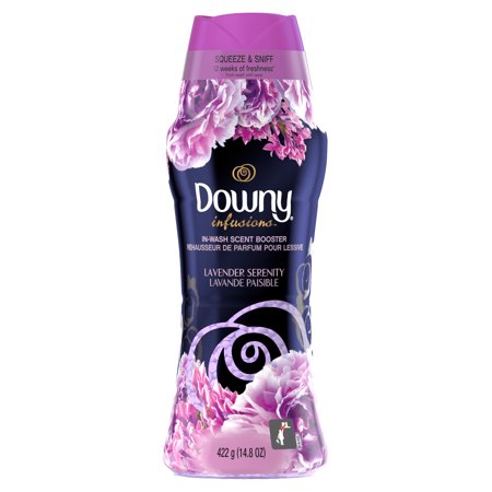 Lovely Lavender Scent - Downy Infusions In-Wash Scent Booster Beads, Lavender Serenity, 31 Loads 14.8 oz