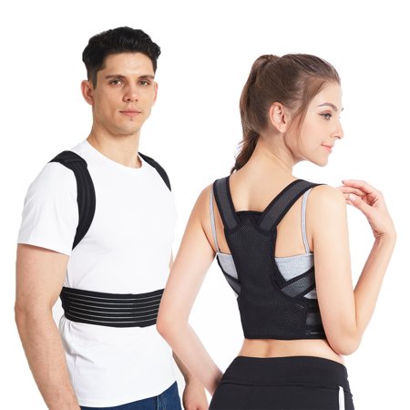 Posture Corrector Scoliosis Humpback Correction Belt, Adjustable Comfort Invisibl e Belt, Back Humpback Kyphosis, for Man Woman Adult Students