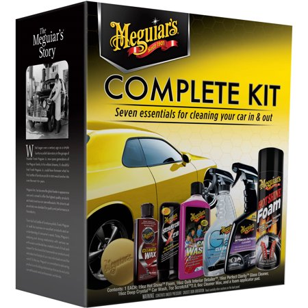 Meguiar’s® Complete Car Care Kit – Essential Detailing Kit - (Best Choice Auto Care)