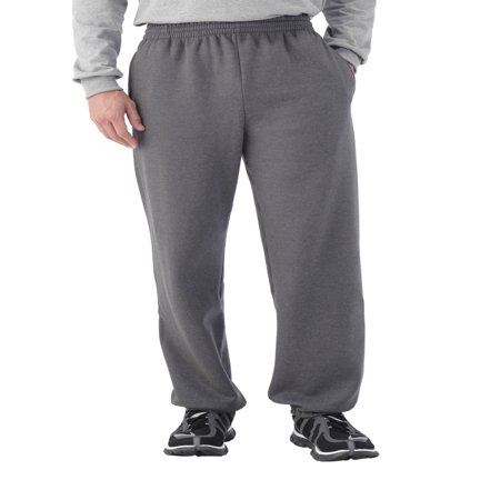 fruit of the loom men's dual defense elastic bottom sweatpants