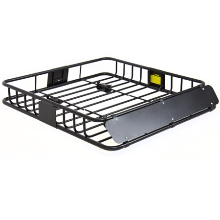 Best Choice Products Universal Car SUV Cargo Roof Top Rack Luggage Carrier Basket for Traveling - (Best Cargo Capacity Suv)