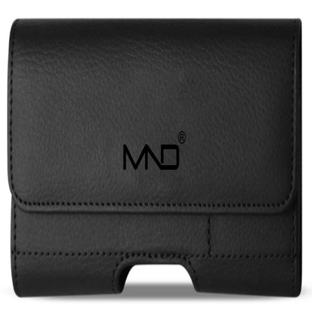 Nokia Camera Holder Nokia 7 Plus Case, Premium Leather Wallet Pouch Holster Belt Case w/ Clip / Loops for Nokia 7 Plus (Fits w/ a Slim Case On) - w/ Card Holder - Black ()