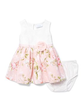 Floral 2Fer Dress (Baby Girls)