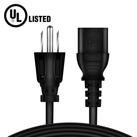 PKPOWER 5ft/1.5m UL Listed AC Power Cord Cable for Vintage Ampeg SVT-450H Bass Guitar Amp Amplifier