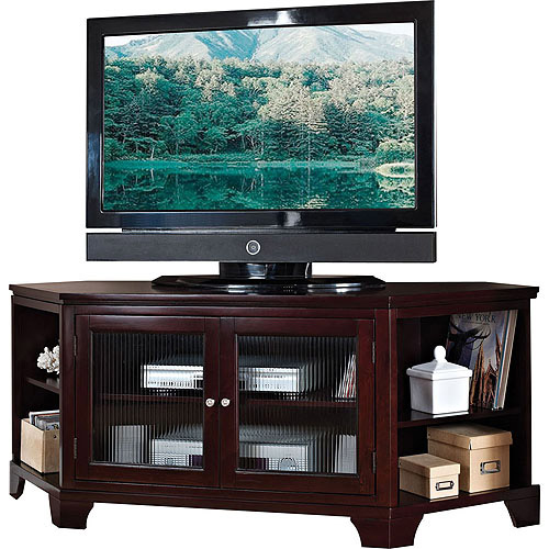 ACME Namir Espresso Corner TV Stand for Flat Screen TVs up to 60''