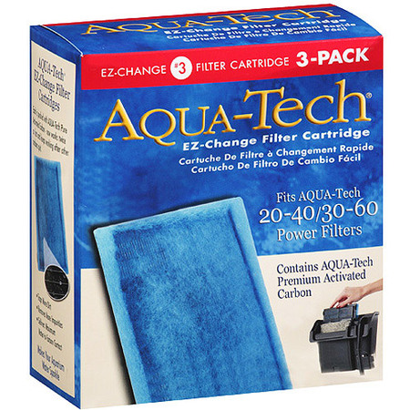 Aqua-Tech EZ-Change Aquarium Filter Cartridge for Power Filters, (Best Saltwater Aquarium Filter)