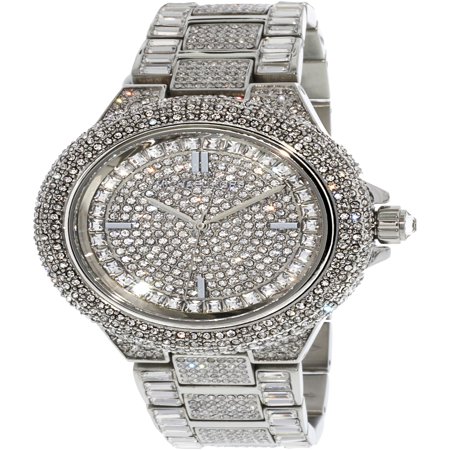 - Women's Camille MK5869 Silver Stainless-Steel Japanese Quartz Fashion Watch