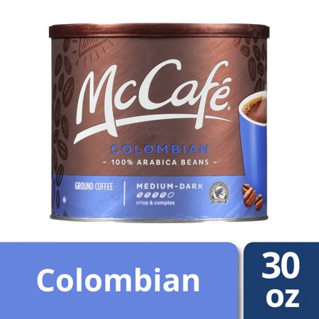 McCafe Colombian Ground Coffee, 30 oz Canister (Best Coffee For Cold Coffee)