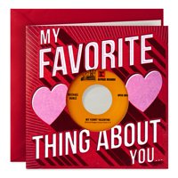 Hallmark Valentine's Day Card with Michael Bublé Vinyl Record (Real 45 Record Plays My Funny Valentine and Everything)