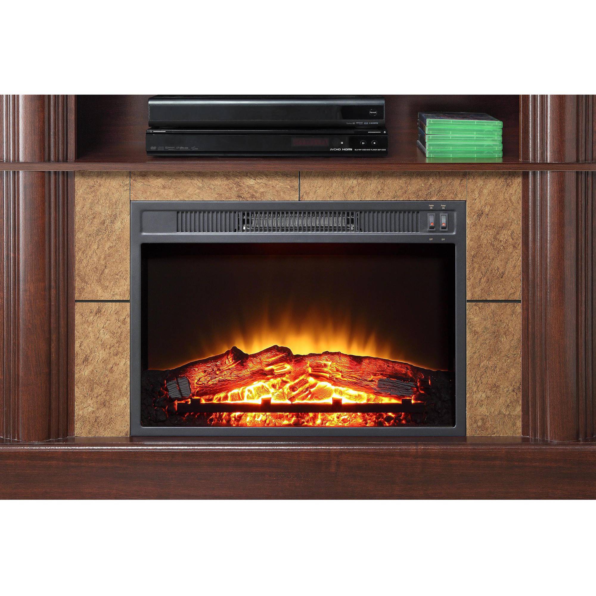 Better Homes and Gardens Cherry Media Fireplace for TVs up to 54''