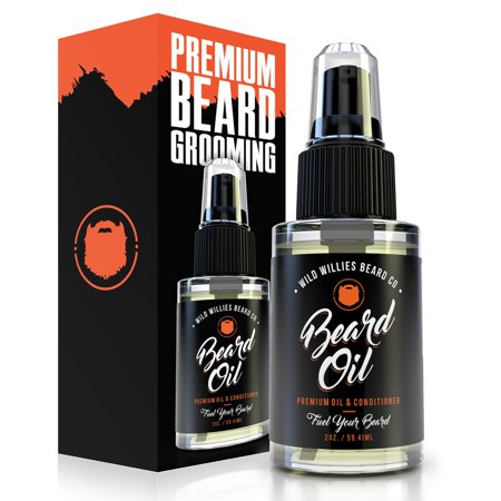 Wild Willies Beard Oil, Premium Beard Oil and Conditioner, 2 (Best Beard Styling Products)