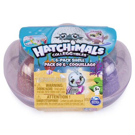 Miniature Carrying Case - Hatchimals CollEGGtibles, 6 Pack Shell Carrying Case with Season 5 Hatchimals CollEGGtibles, Only Available at Walmart, for Kids aged 5 and Up