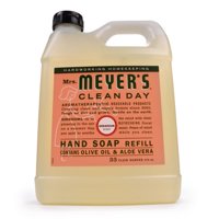  (2 Pack) Mrs. Meyer's Clean Day Liquid Hand Soap Refill, Geranium, 33 fl oz